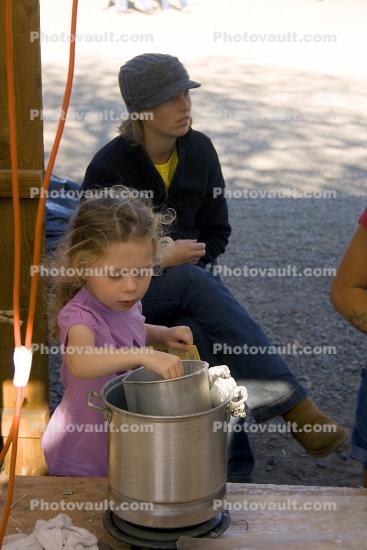 Candle Making, Tolay Lake County Park, Sonoma County, California