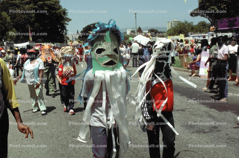 Masked People Parade