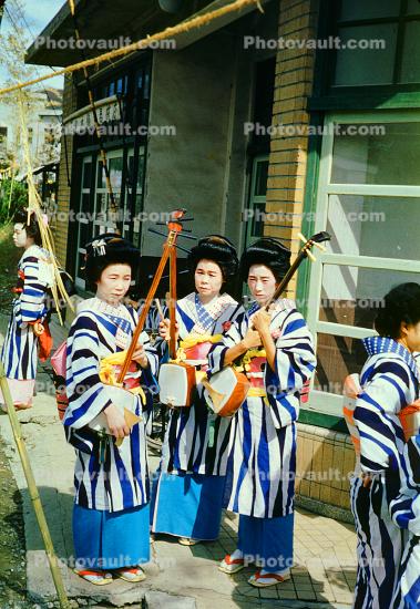 Koto, Women, Kimono, Costumes, 1960s