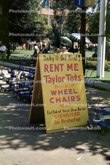 Rent Me Taylor Tots, California State Fair, 1949, 1940s