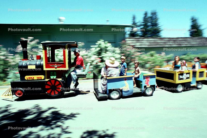 Miniature Train, SolFest, Hopland, Mendocino County, July 24 1994