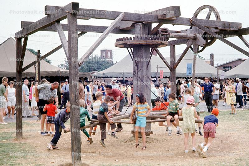 Ancient Ride, County Fair, August 1968, 1960s