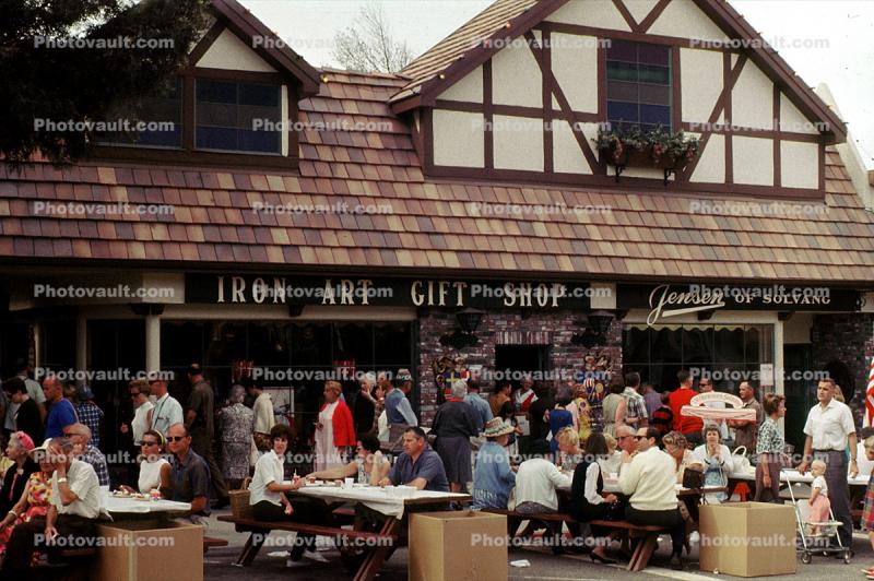 Iron Art Gift Shop, Solvang, California, October 1966, 1960s
