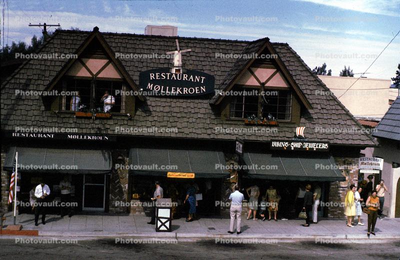 Restaurant Mollekroen, Solvang, October 1966, 1960s
