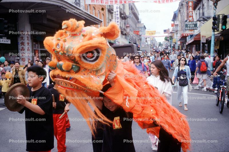 Dragon, Chinese Parade, Crowds