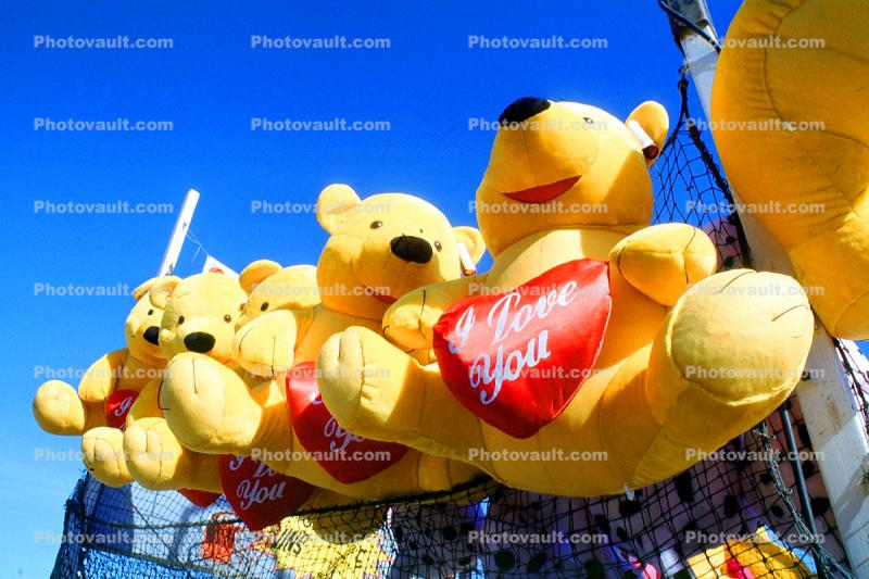Marin County Fair, California, I love you, Teddy Bear