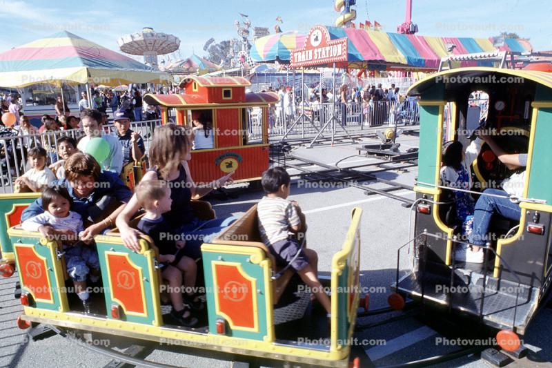 Strange Train, Kiddie Ride, Rideable Miniature Train, Marin County Fair