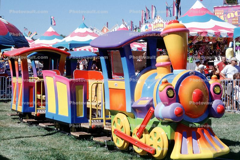 Fantasy Train Ride, Marin County Fair, psyscape, July 2003