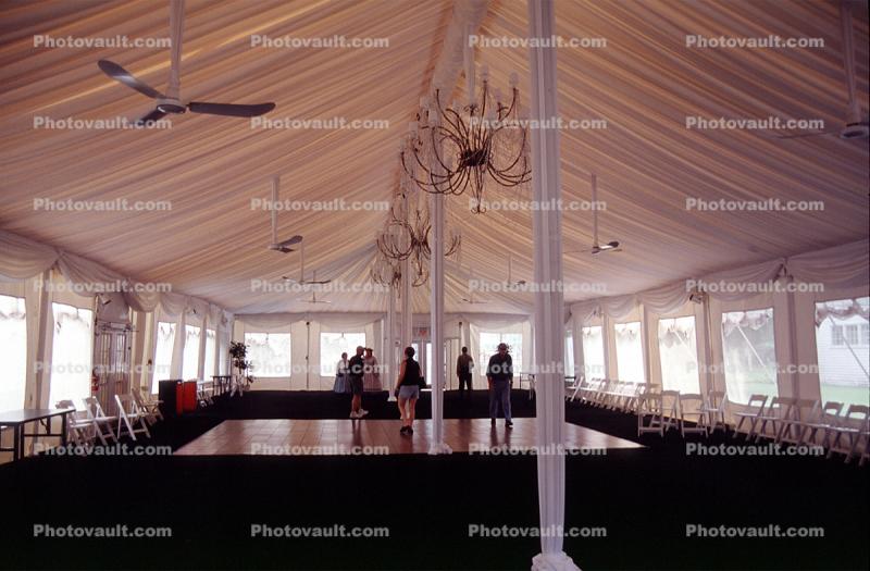 Large Tent, Civil War re-enactment, inside, interior