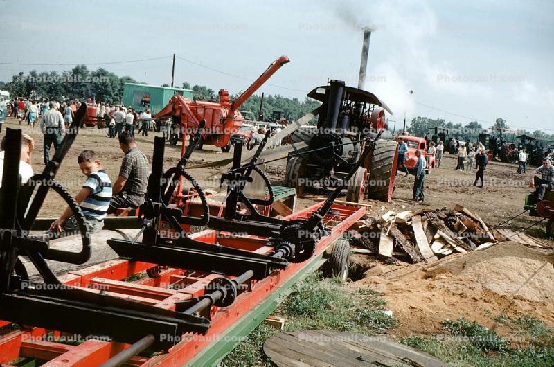 Steam Tractor, county fair, 1950s