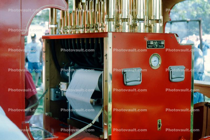 Tangley Calliaphone Calliopes, brass whistles, Organ, Truck, 1950s