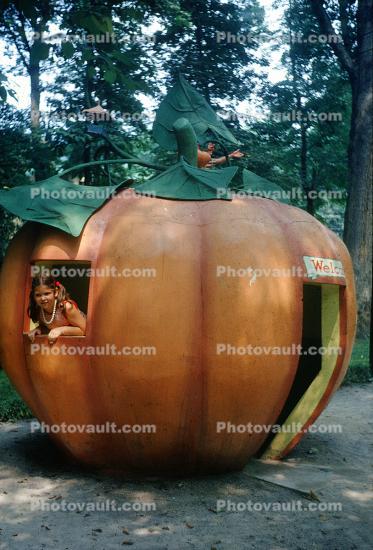 Girl in a Pumpkin House, Gilr in a Pumpkin House, 1950s