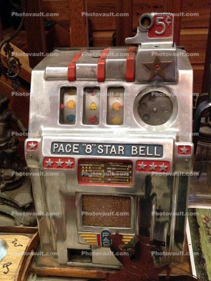Pace "8" Star Bell, Slot Machine, one armed bandit