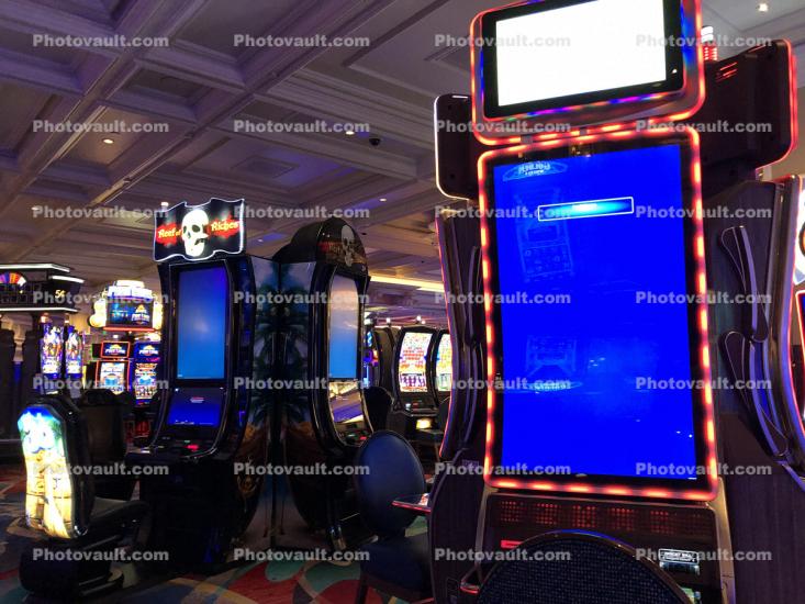 Empty Casino Slot Machines, Covid, Covid19, coronavirus Virus Lockdown, panic, 2020