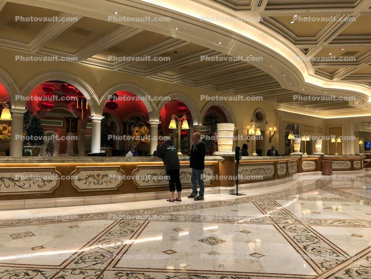 Casino Check-in Lobby, COVID-19 Virus Lockdown, corona, 2020