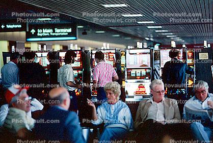 One Armed Bandit, Slot Machines, Airport