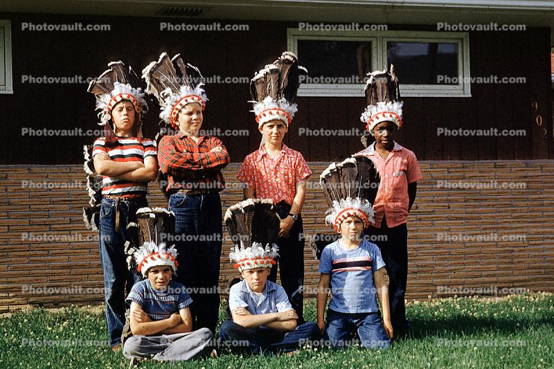 Indian Feather Head Gear Costume, 1960s