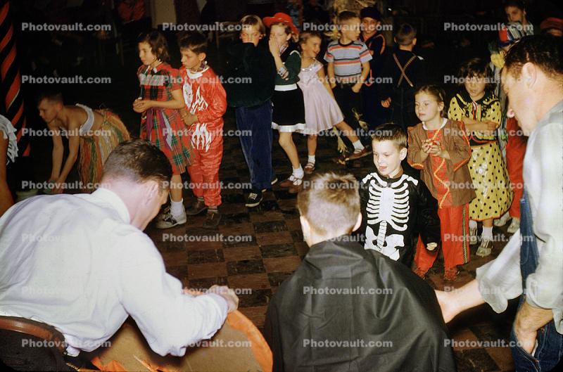 skeleton, School Party, 1950s