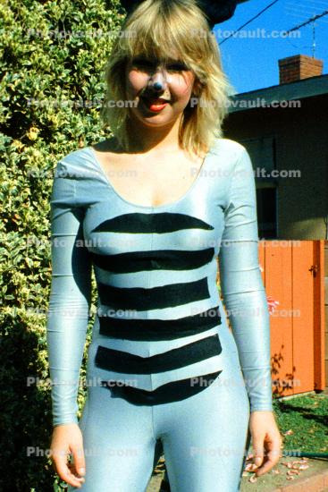 Woman, Catsuit