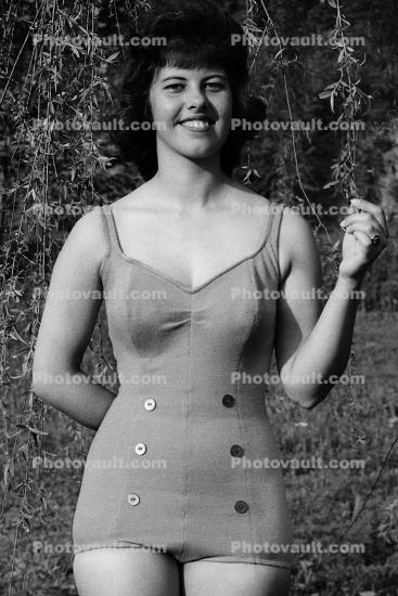 Lady, Swimsuit, 1950s