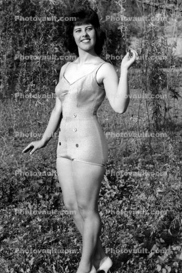 Lady, Swimsuit, 1940s