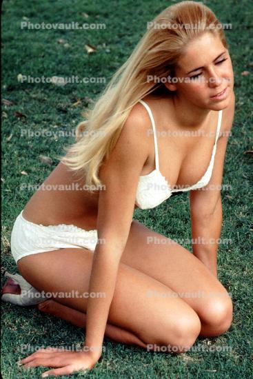 1960s, Pensive Bikini Girl