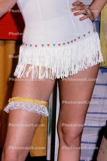 Indian Maiden Costume, Garter Girl, Frills, Frilly, 1960s