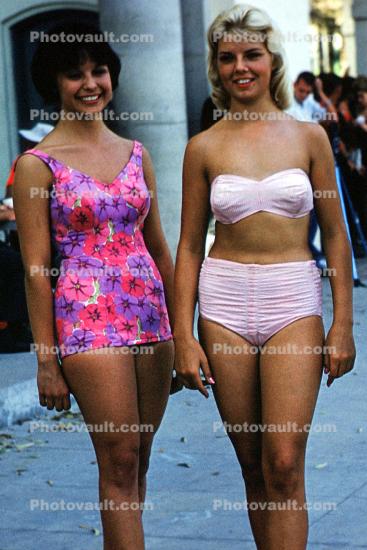 Woman, Female, Shapely, Arms, Lady, Bikini, Swimsuit, 1960s, Pageant