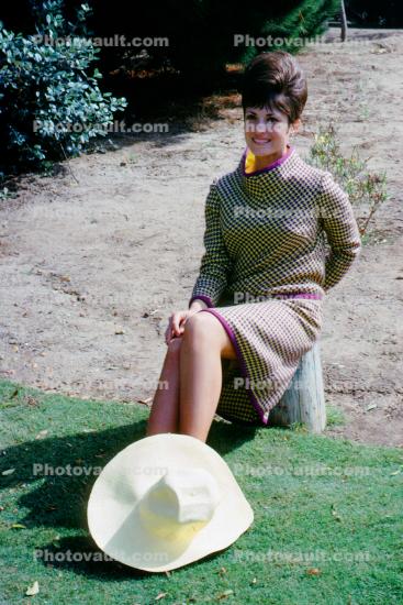 Cowgirl, Hat, Dress, Woman, Female, 1960s