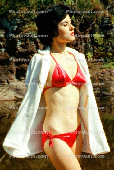 Woman, Bikini, 1980s