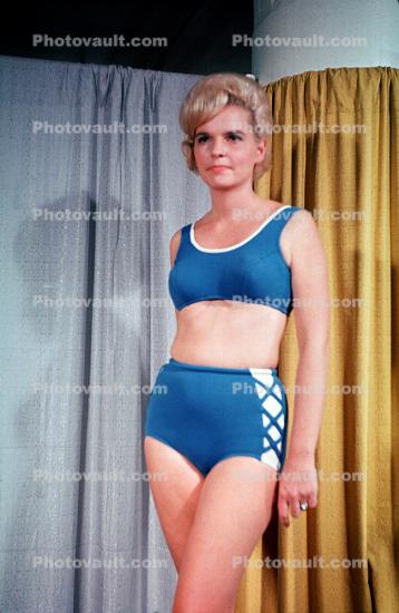 Lady wearing a Bikini, posing