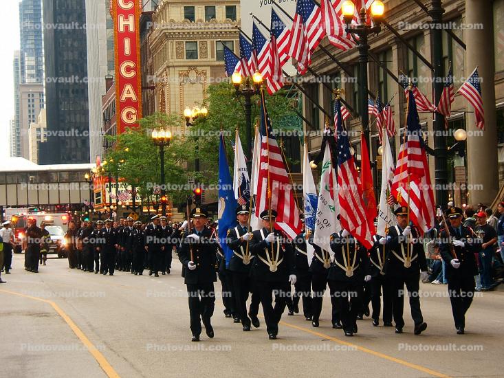 Memorial Day Parade, 2005, Color Guard