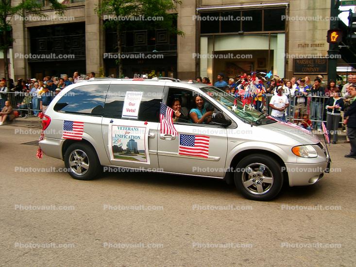 Van, Memorial Day Parade, 2005