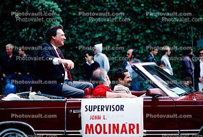 Supervisor John L. Molinari, Cherry Blossom Festival, car, automobile
