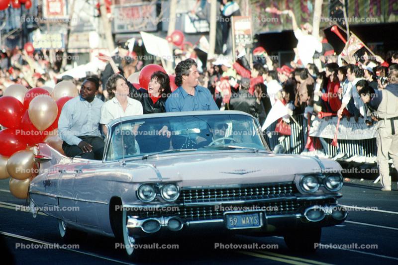 49's Superbowl Victory Parade, 1959 Cadillac, Car, automobile