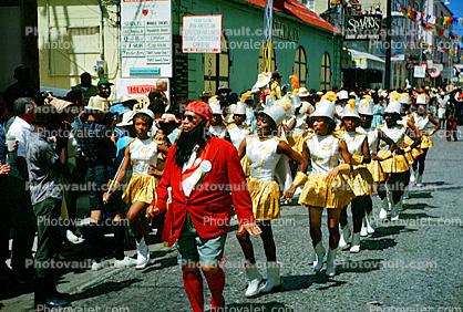 Baton Twirler, Marching, Majorette, Saint Thomas, 1950s