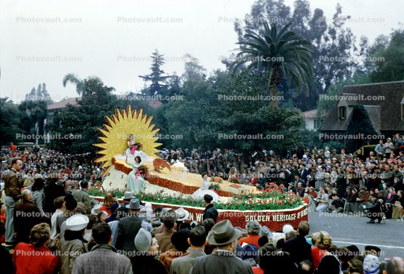 Sun, Golden Heritage of the West, Rose Parade, 1950, 1950s