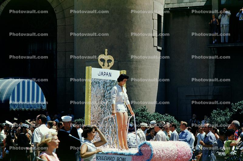 Japan Float, Japanese, Miss Universe Parade, 1955, 1950s
