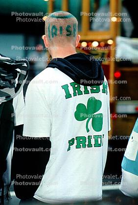 Irish Pride, Clover Leaf, Saint Patrick's Parade, down Market Street
