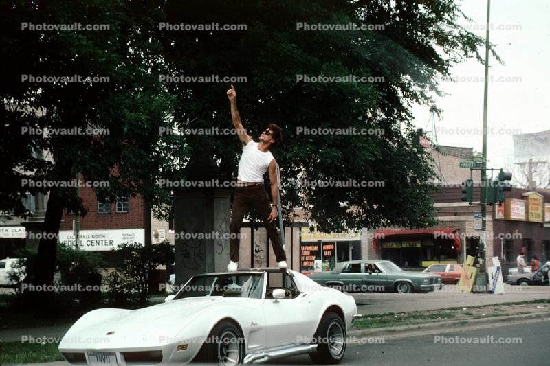 Doo Wop Hipster, Chevy Corvette, Cars, automobile, vehicles, 1970s