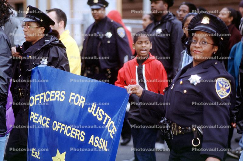 Officers for Justice Banner, Policewoman