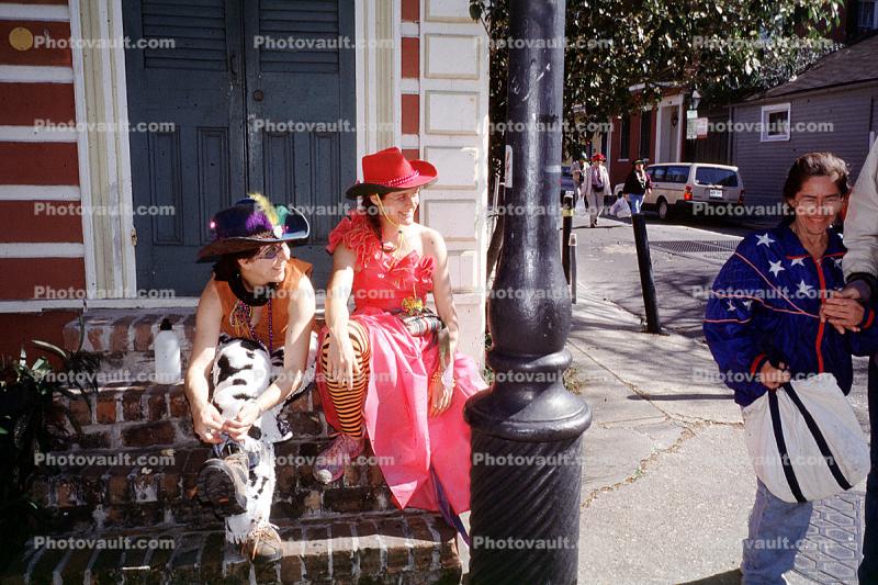 Pink Cowgirl, Hats, Mardi Gras, Carnival, French Quarter