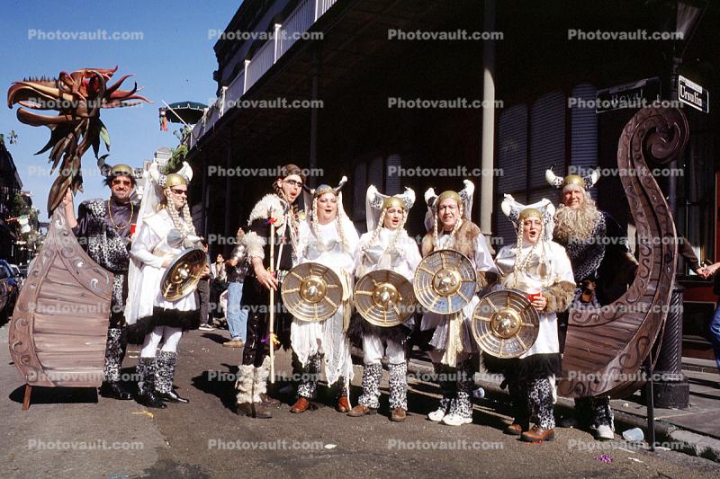 Vikings, Mardi Gras, Carnival, French Quarter