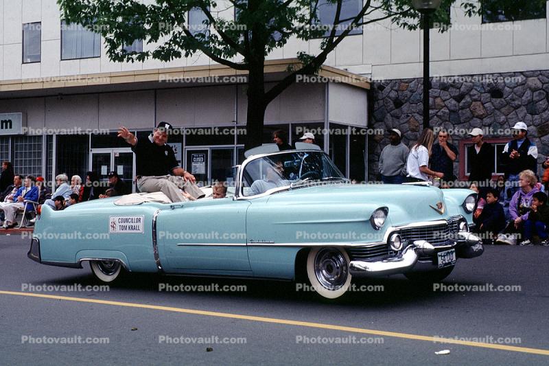 1955, Cadillac, Car, automobile, street, road, 1950s, Victoria Day Parade