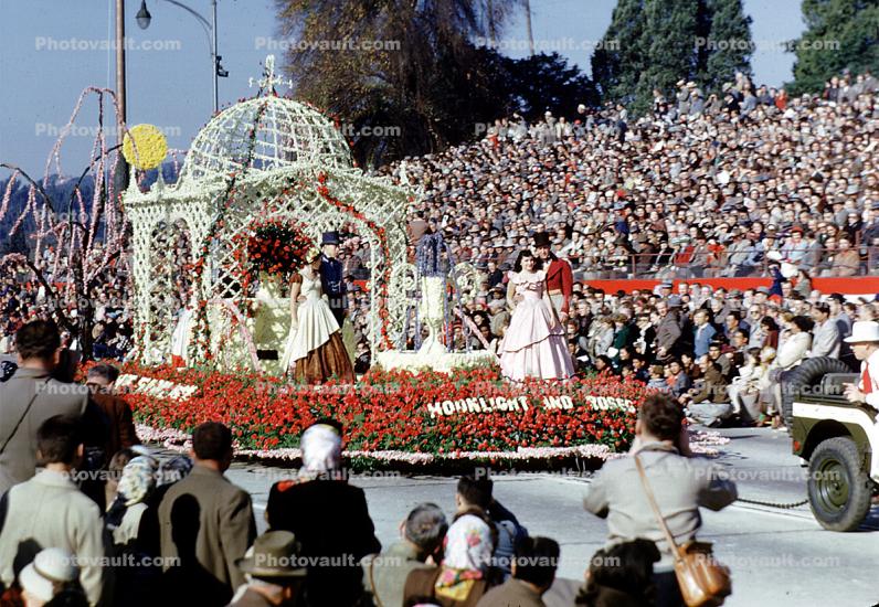 Moonlight and Roses, Rose Parade, 1950s