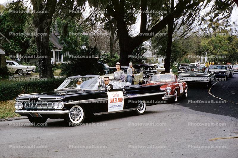 Miss Lakeland, 1959 Chevy Impala, Lakeland Parade, Chevrolet, Car, 1950s