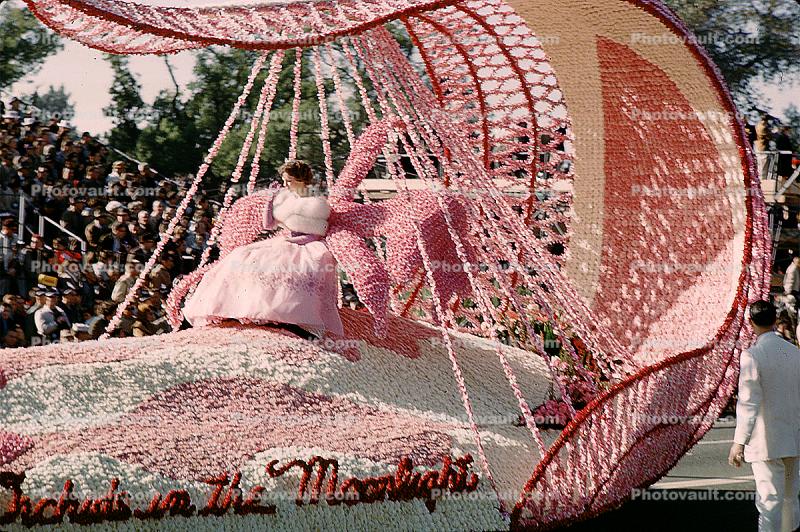 Orchids in the Moonlight, Burbank, Rose Parade, January 1961, 1960s