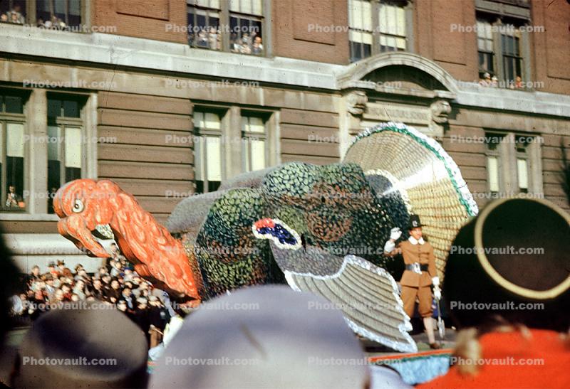 Tom Turkey, Pilgrim, Macy's Thanksgiving Day Parade, 1940s