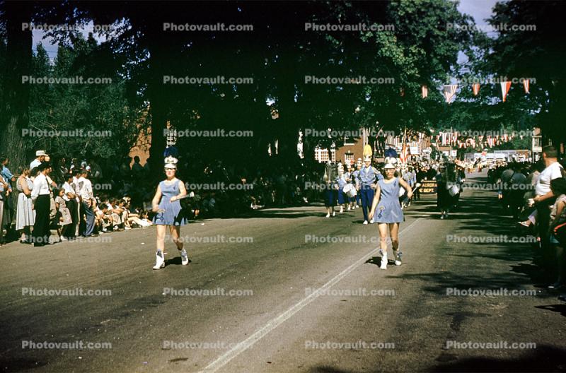 Marching Band, Erie County, 1950s