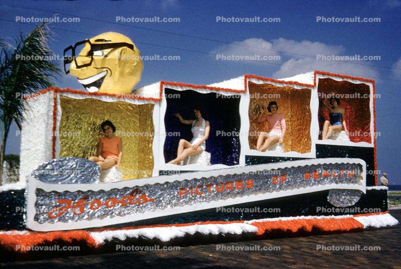 Hoods Pictures of Health, Women in Frames, Sun with Glasses, Festival of States, Saint Petersburg, Florida, 1950s